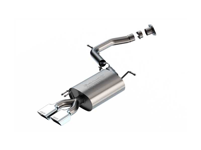 Borla 11979 S-Type 2.5-in Axle-Back Exhaust for 2020-2022 Palisade & 2023 Telluride 3.8 Awd