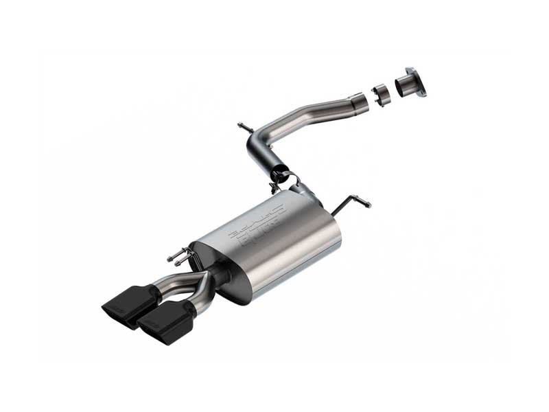 Borla 11979BC S-Type 2.5-in Axle-Back Exhaust for 2020-2022 Palisade & 2023 Telluride 3.8 Awd