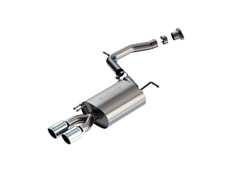 Borla 11980 S-Type 2.5-in Axle-Back Exhaust for 2020-2022 Palisade & 2023 Telluride 3.8 Awd