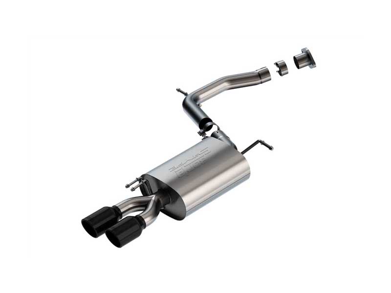 Borla 11980BC S-Type 2.5-in Axle-Back Exhaust for 2020-2022 Palisade & 2023 Telluride 3.8 Awd