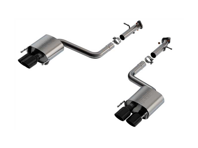 Borla 11981BC S-Type 2.5-in Axle-Back Exhaust for 2015-2024 RC F 5.0/ 2022-2024 IS 500 5.0