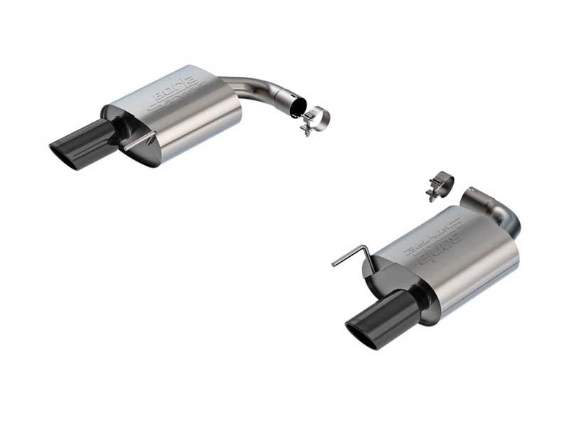 Borla 11983BC S-Type 2.5-in Axle-Back Exhaust Black Tip for 2024-2025 Mustang GT 5.0