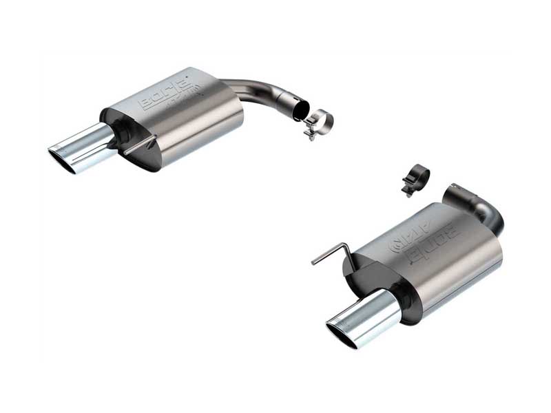 Borla 11984 ATAK 2.5-in Axle-Back Exhaust Chrome Tip for 2024-2025 Mustang GT 5.0