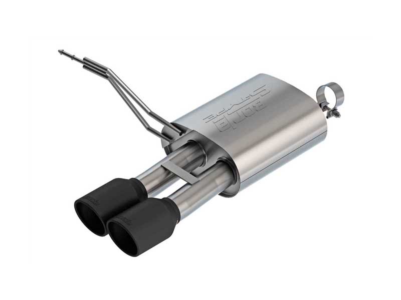 Borla 11987CB S-Type 2.5" Axle-Back Exhaust System - Black Tips for 2014-2024 Mini Cooper S (F55)