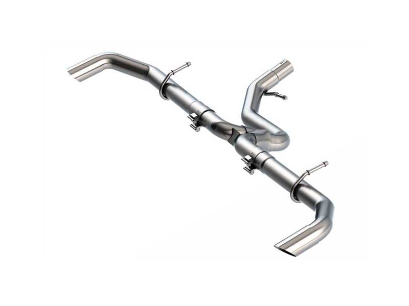 Borla 11989 S-Type 2.25" Axle-Back Exhaust with Brushed Tips for 2024+ Dodge Hornet R/T 1.3 AT AWD