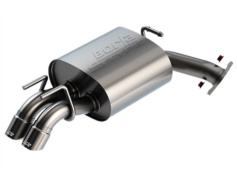 Borla 11992 S-Type 2.25" Axle-Back Exhaust with 2.38" Brushed Turn Down Tips for 2025+ Camry LE/XLE