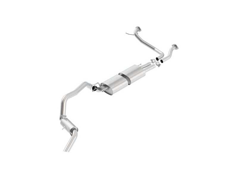 Borla 130654 Touring 3" Cat-Back Exhaust with Brushed Tip for 2015-2016 Nissan Patrol 5.6