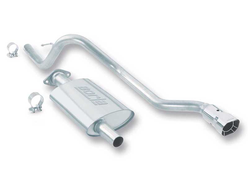 Borla 140071 Touring 2.25-in Cat-Back Exhaust Square 3.8-in Chrome Tip for 1997-2001 Cherokee 4.0