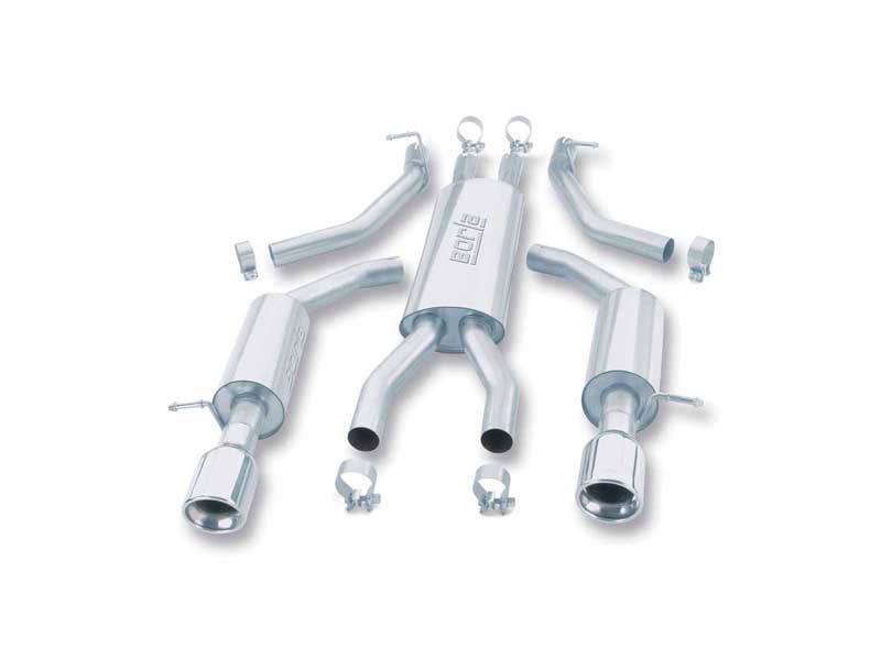 Borla 140081 Touring 2.25" Cat-Back Exhaust Round 4" Chrome Tip for 2003 T-Bird 3.9