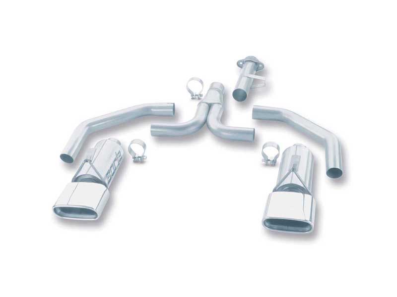 Borla 140082 S-Type 3" Cat-Back Exhaust for 1986-1991 Corvette C4 5.7 Except ZR1