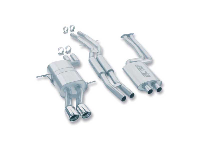 Borla 140084 S-Type 2-in Cat-Back Exhaust for 2001-2006 BMW 323/325/330 I/CI 2.5/3.0 Rwd 2/4-Dr