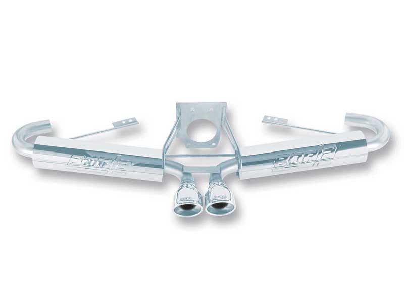 Borla 140115 S-Type 1.75" Cat-Back Exhaust with Chrome Tip for 2000-2004 Boxster/Boxster-S 2.7/3.2