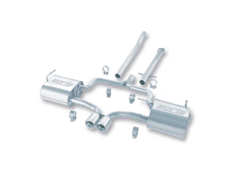 Borla 140120 Touring 2.25" Cat-Back Exhaust for Mini Cooper 2004-06 S-Hatch 2005-08 Convertible 1.6