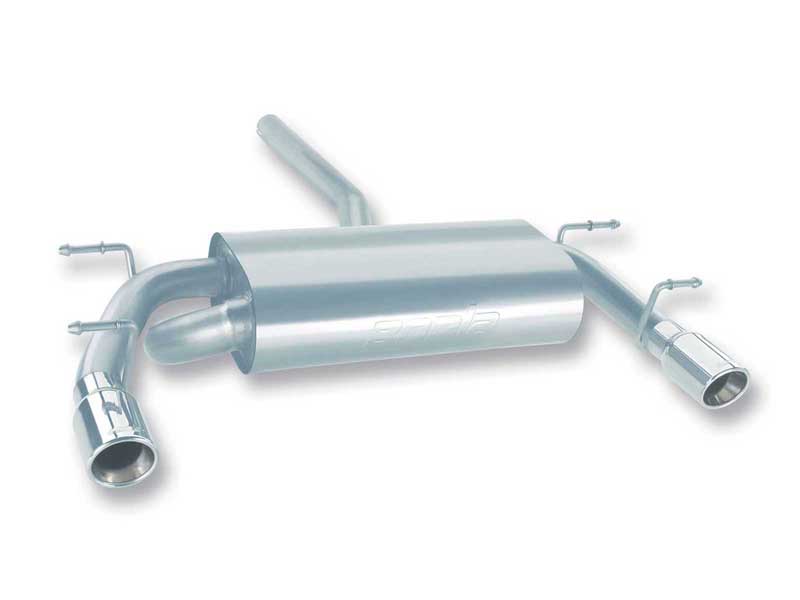 Borla 140169 S-Type 2.5" Cat-Back Exhaust with Chrome Tip for 2006-2015 Miata 2.0