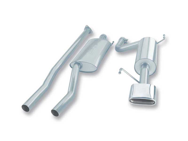 Borla 140195 Touring 2.5" Cat-Back Exhaust with Chrome Tip for 2006-2014 Ridgeline 3.5 Awd