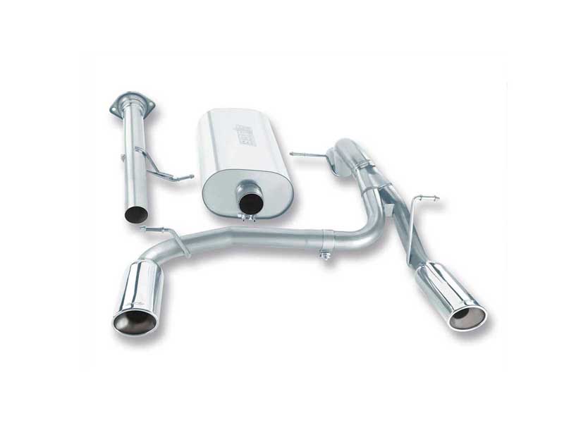 Borla 140258 Touring 3-in Cat-Back Exhaust Chrome Tip for 2007-2008 Hummer H2 SUV/SUT 6.0/6.2