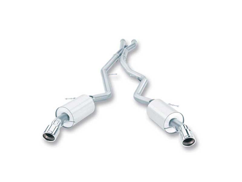 Borla 140276 S-Type 2.5-in Cat-Back Exhaust with Chrome Tip 2007-2010 BMW 335i/ 335xi Coupe/Sedan 3.