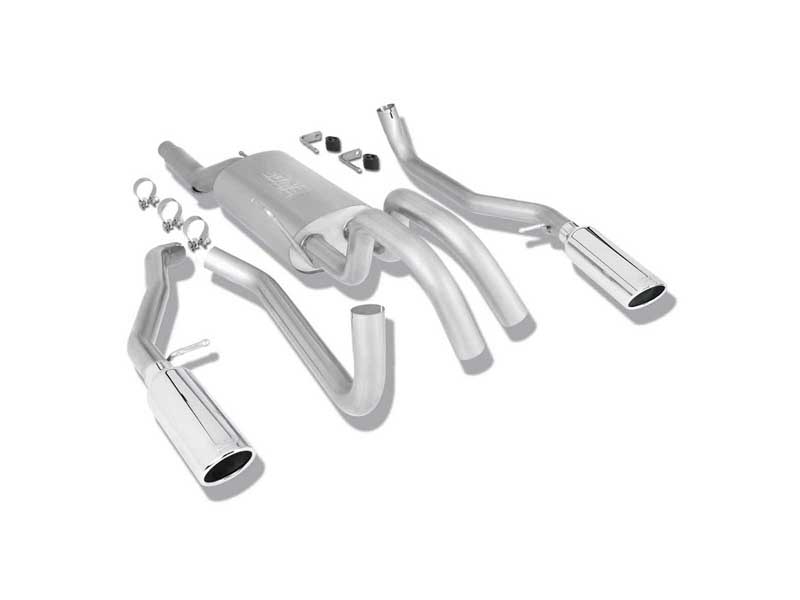 Borla 140291 Touring 3" Cat-Back Exhaust Round 4" Chrome Tip for 2009-2010 F-150 4.6L/5.4
