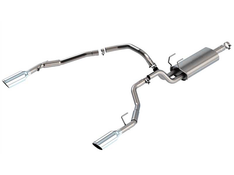 Borla 140307 S-Type 3" Cat-Back Exhaust Chrome Tip 2009-2024 RAM 1500 Classic 5.7 CCSB RCSTB ECSTB