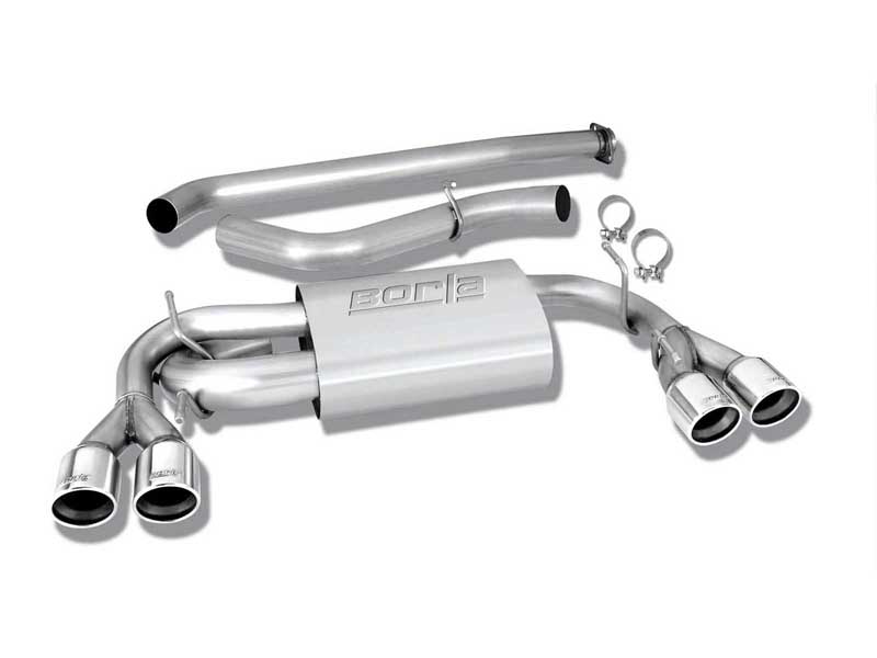 Borla 140312 S-Type 3" Cat-Back Exhaust for 2008-2014 WRX Sti / 2011-2014 WRX Hatch 2.5T