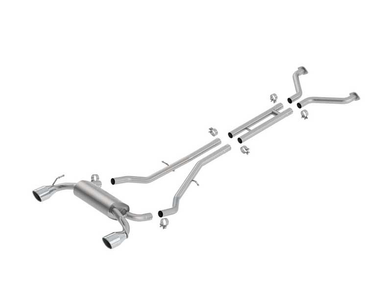 Borla 140313 S-Type 2.25" Cat-Back Exhaust With H-Pipe for 2009-2020 Nissan 370Z 3.7 Rwd