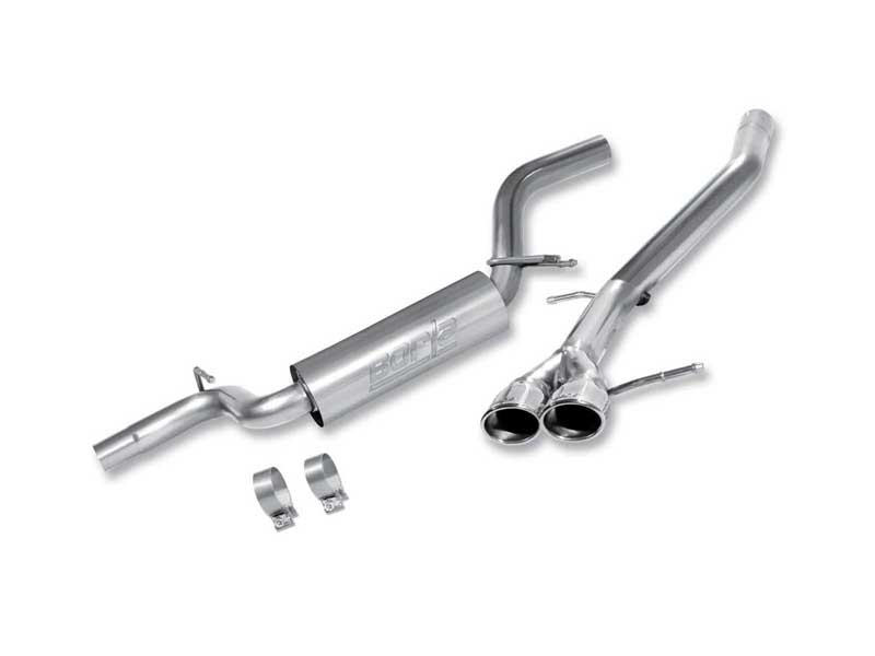 Borla 140335 S-Type 2.5" Cat-Back Exhaust for 2007-2011 Passat 2.0/2013-2017 CC 2.0
