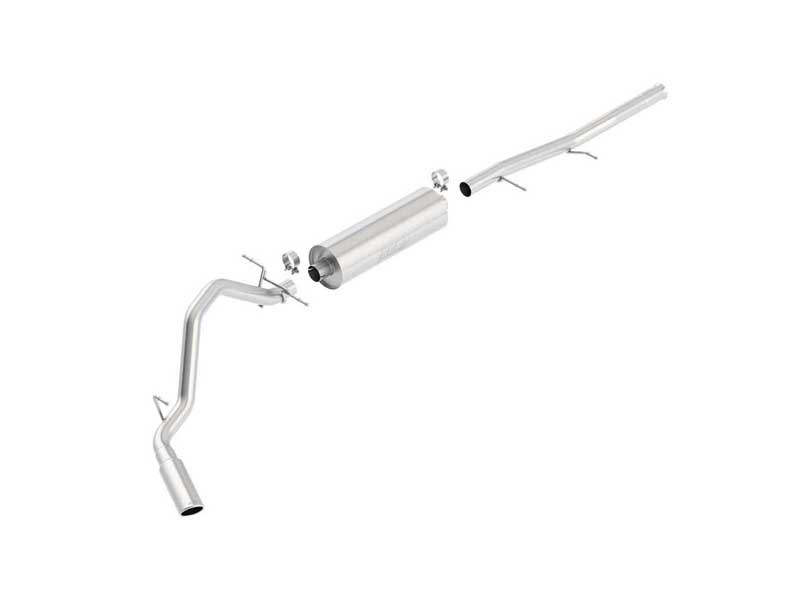 Borla 140343 Touring 2.75-in Cat-Back Exhaust for 2009-2013 Silverado/Sierra 1500 4.8 5.3 6.2