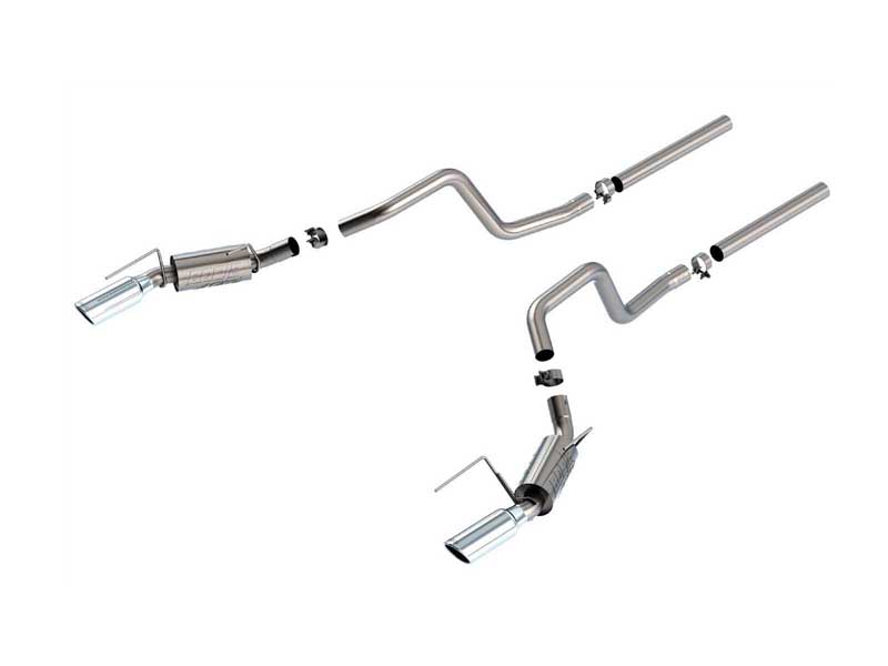 Borla 140382 Stainless Catback ATAK Exhaust for 2005-2009 Ford Mustang GT