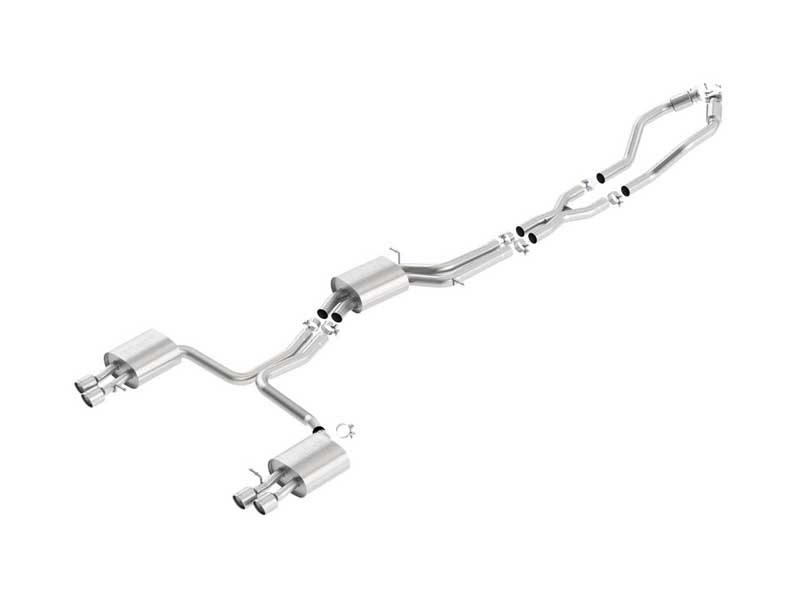 Borla 140403 S-Type 2.5" Cat-Back Exhaust With X-Pipe for 2010-2016 Audi S4 B8 3.0