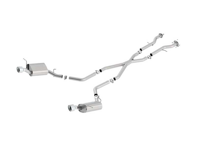Borla 140449 S-Type 2.5-in Cat-Back Exhaust With X-Pipe for 2011-2023 Durango 3.6/5.7 2/4WD