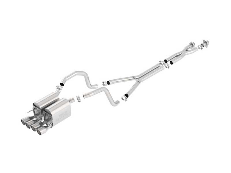 Borla 140452 S-Type 2.5" Cat-Back Exhaust With X-Pipe for 2005-2008 Corvette C6 6.0/6.2