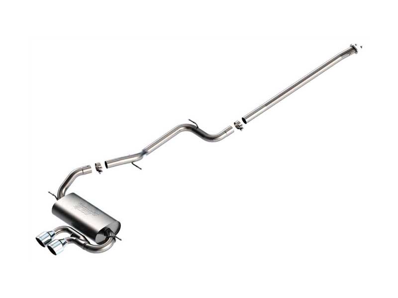 Borla 140504 S-Type 2.5" Cat-Back Exhaust for 2013-2018 Focus ST 2.0T & PZEV