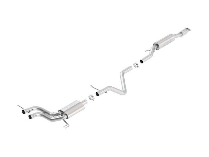 Borla 140506 Touring 2.5-in Cat-Back Exhaust Uses OEM Tips for 2013-2017 Veloster 1.6T