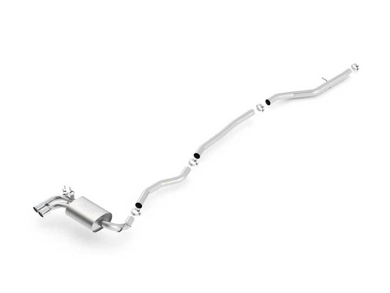 Borla 140509 S-Type 2.75-in Cat-Back Exhaust for 2012-2016 BMW 328i Sedan /428i Coupe 2.0T N20