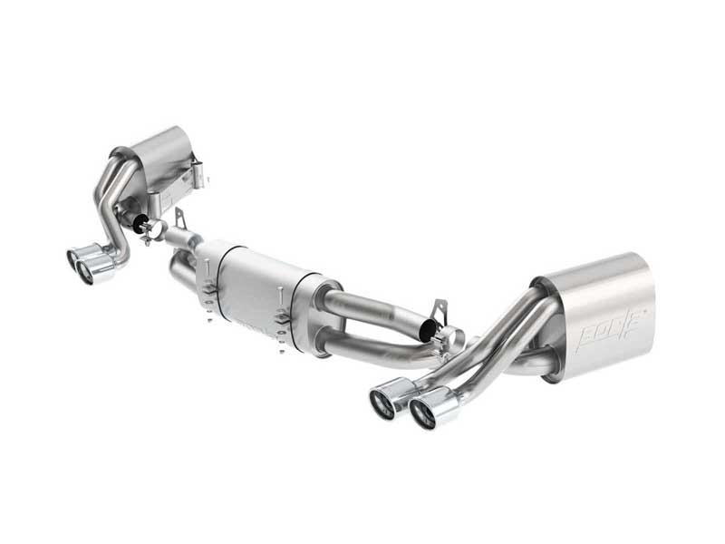 Borla 140524 S-Type 2.5" Cat-Back Exhaust for 2012-2016 Porsche 991 911/911S/911 4S 3.4/3.8 Rwd/Awd