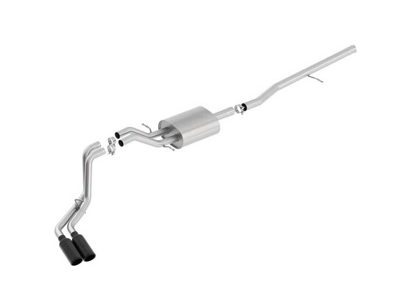 Borla 140550BC S-Type 2.75-in Cat-Back Exhaust Black Tip for 2014-2018 Silverado/Sierra 1500 5.3