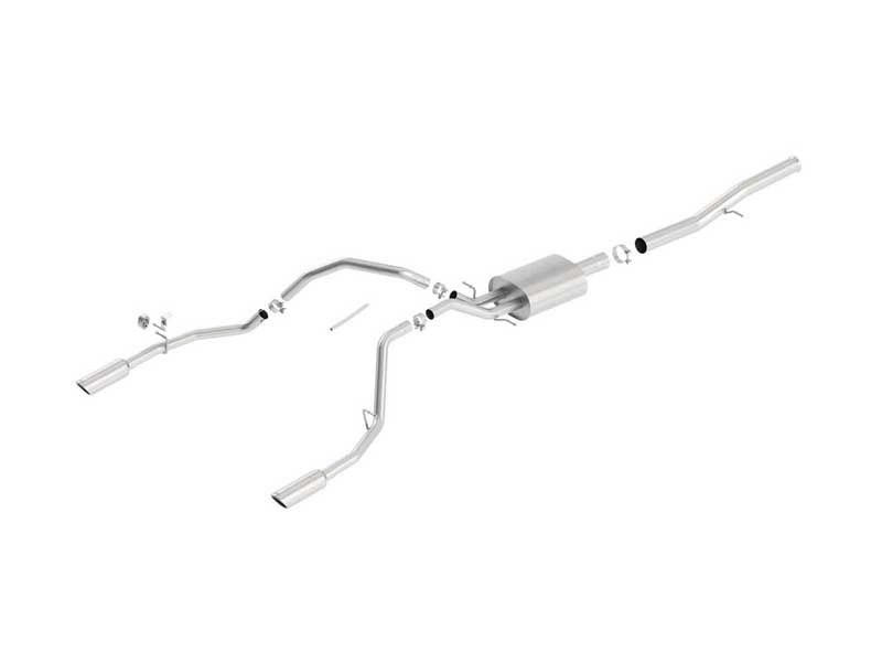 Borla 140571 S-Type 3.5-in Cat-Back Exhaust for 2014-2018 Silverado/Sierra 1500 6.2