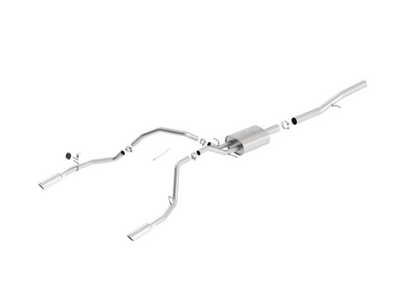 Borla 140572 ATAK 3.5-in Cat-Back Exhaust for 2014-2018 Silverado/Sierra 1500 6.2