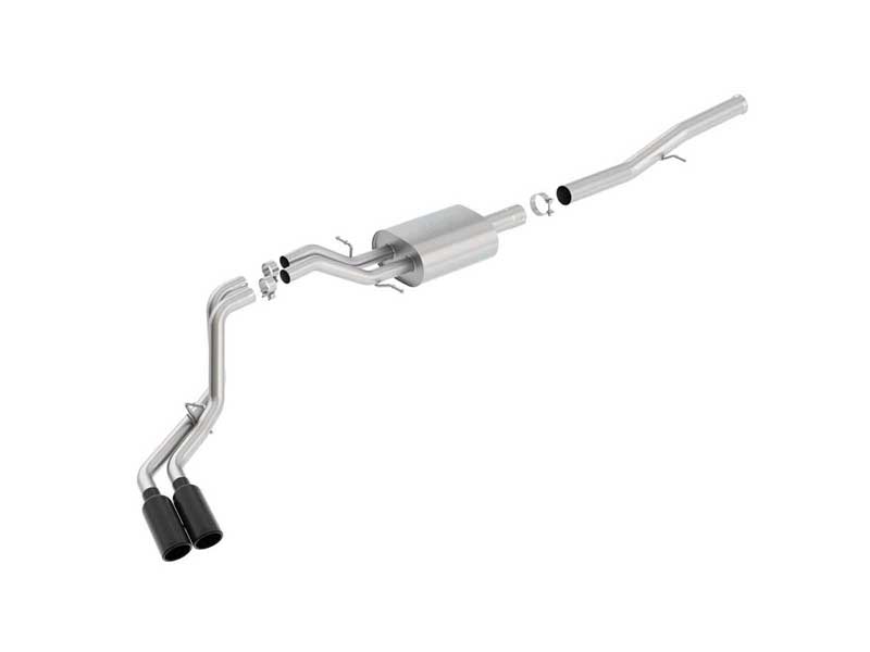 Borla 140576BC S-Type 3.5-in Cat-Back Exhaust for 2014-2018 Silverado/Sierra 1500 6.2