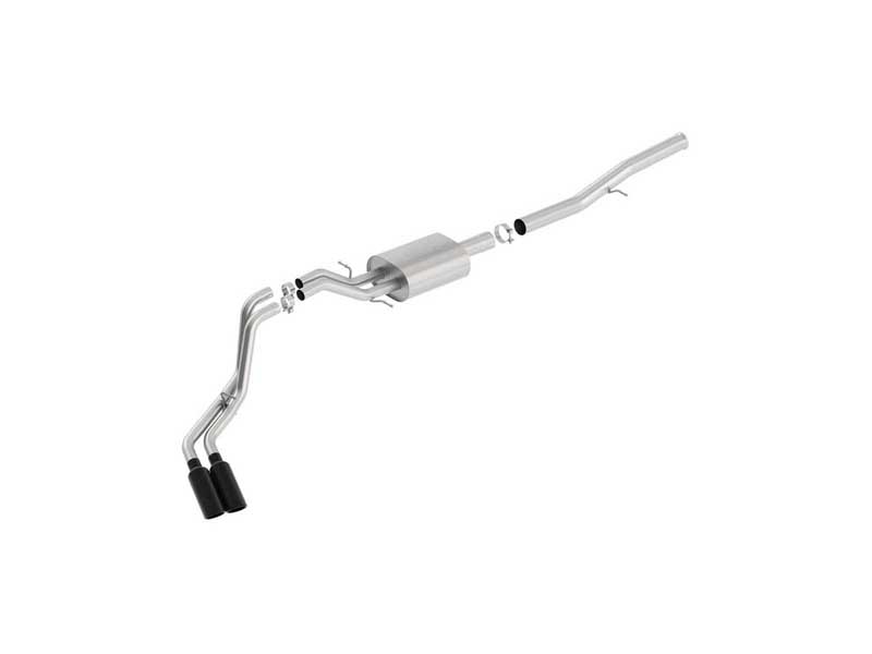 Borla 140577BC ATAK 3.5-in Cat-Back Exhaust with Black Tip for 2014-2018 Silverado/Sierra 1500 6.2
