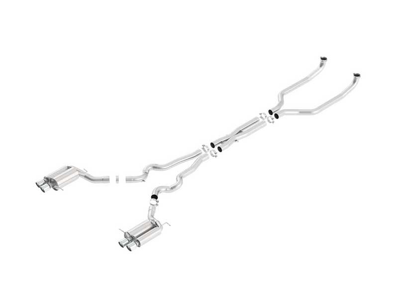 Borla 140582 S-Type 2.25-in Cat-Back Exhaust With X-Pipe for 2014-2016 BMW M6 4.4 V8 Rwd 4DR