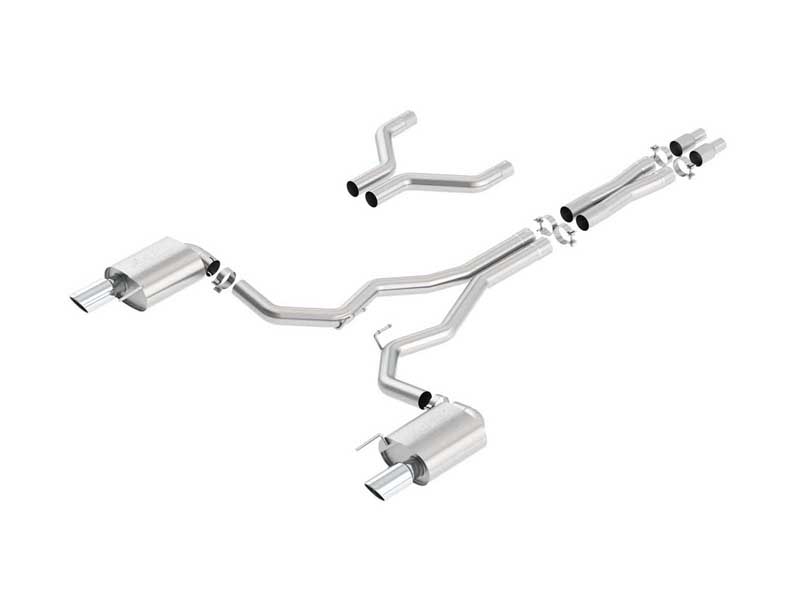 Borla 140630 ATAK 3" Cat-Back Exhaust With X-Pipe for 2015-2017 Mustang GT 5.0 Coupe