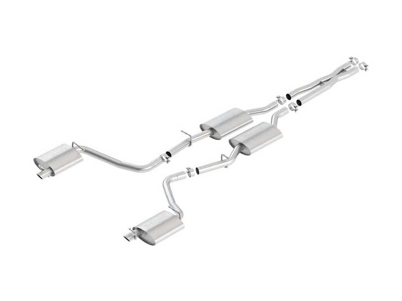 Borla 140649 S-Type 2.25-in Cat-Back Exhaust With X-Pipe for 2015-2023 Challenger SXT/GT 3.6
