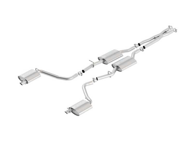 Borla 140650 ATAK 2.25" Cat-Back Exhaust With X-Pipe for 2015-2023 Challenger SXT/GT 3.6