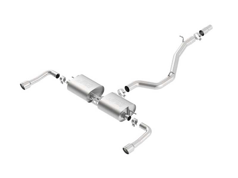 Borla 140682 S-Type 3" Cat-Back Exhaust for 2014-2022 Audi A3 Quattro (8V) 2.0