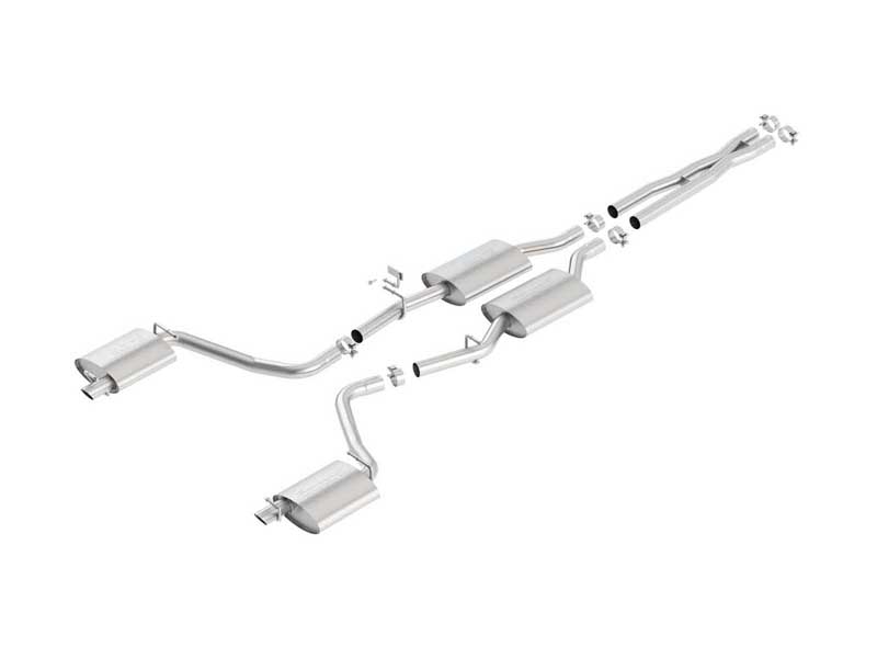 Borla 140685 S-Type 2.25-in Cat-Back Exhaust With X-Pipe 2015-2023 Chrysler 300 & Dodge Charger