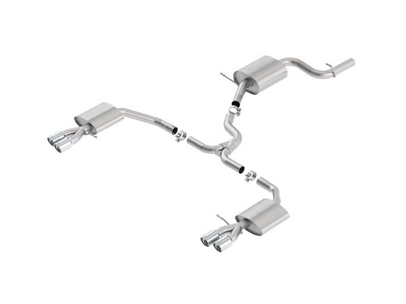 Borla 140705 S-Type 2.5" Cat-Back Exhaust for 2016-2018 Passat / Passat GT 3.6 Awd 