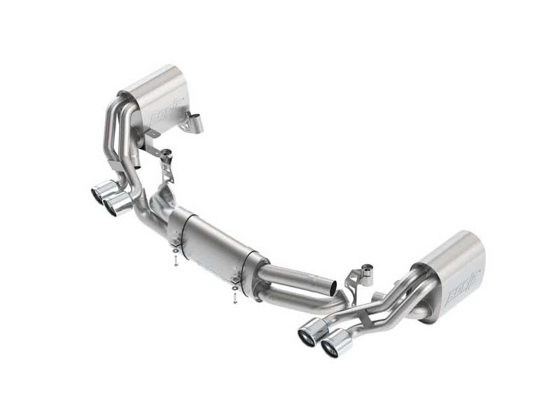 Borla 140712 S-Type 2.5-in Cat-Back Exhaust with Chrome Tip for 2009-2011 Porsche 997.2/911 3.6/3.8