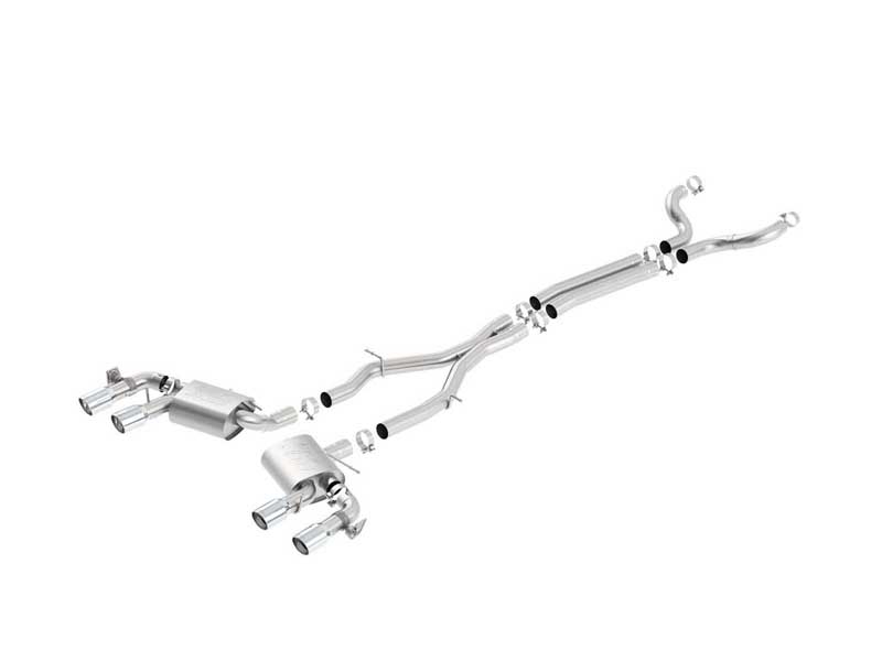 Borla 140727 ATAK 3" Cat-Back Exhaust with X-Pipe for 2017-2023 Camaro ZL1 6.2 Coupe