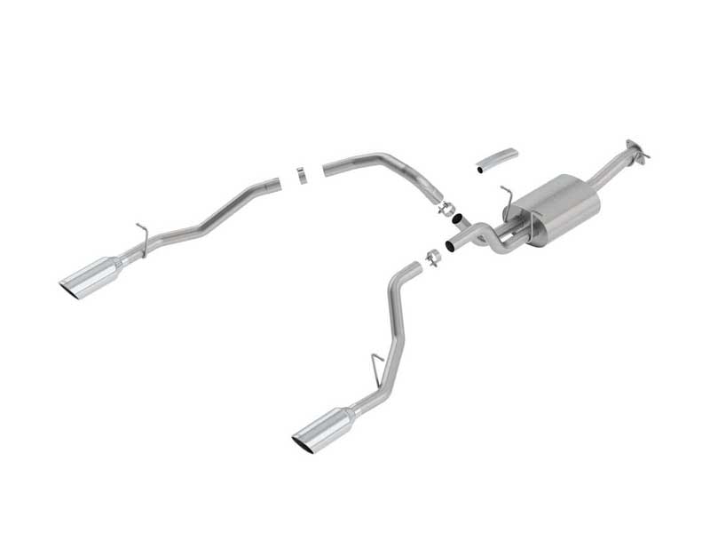 Borla 140753 ATAK 3-in Cat-Back Exhaust with Chrome Tip for 2019-2023 RAM 1500 5.7 CCSB QCSTB CCSTB